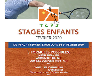 Stages Jeunes Hiver 2020